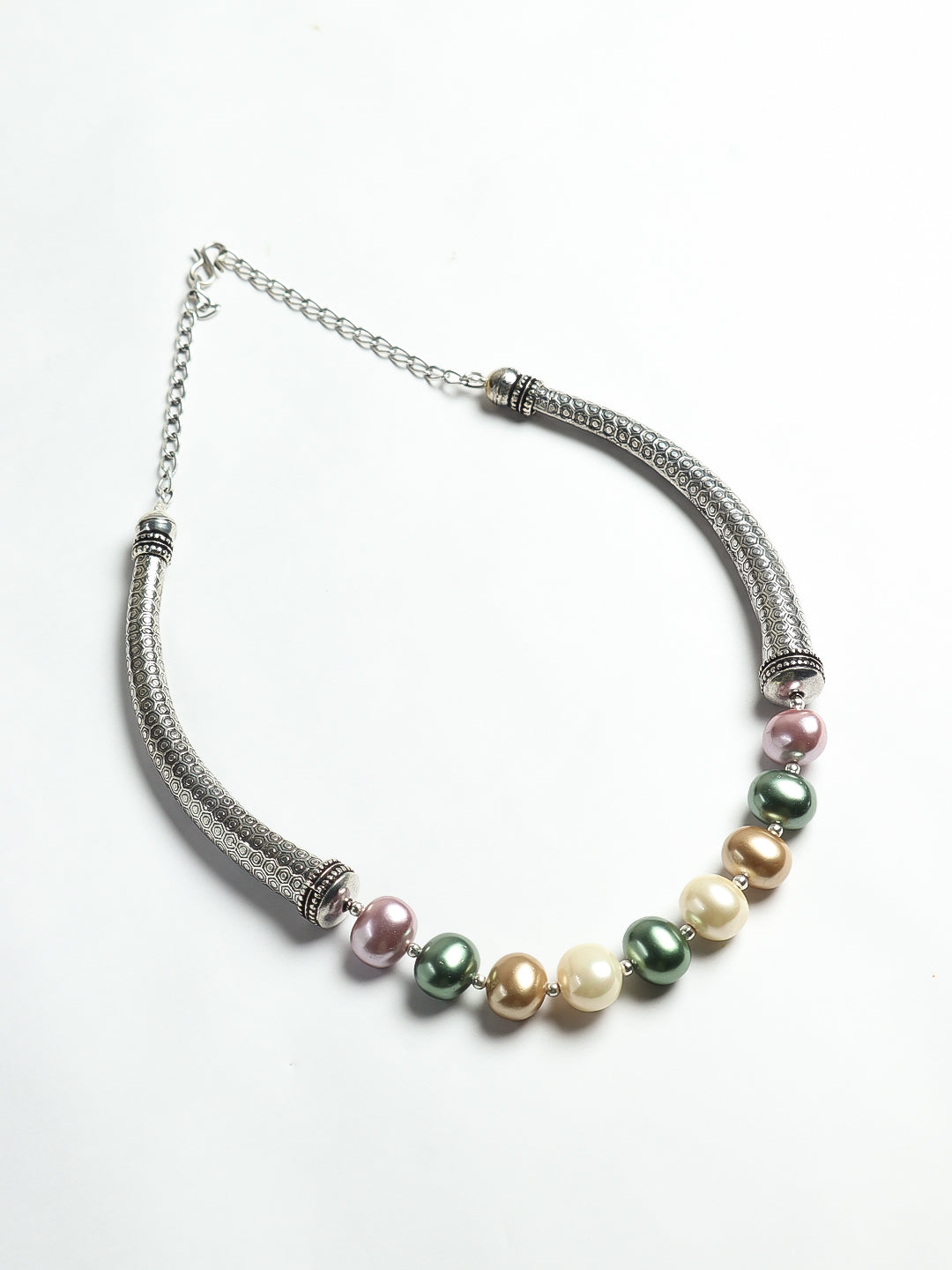 Multi Color Shell Pearls Mala