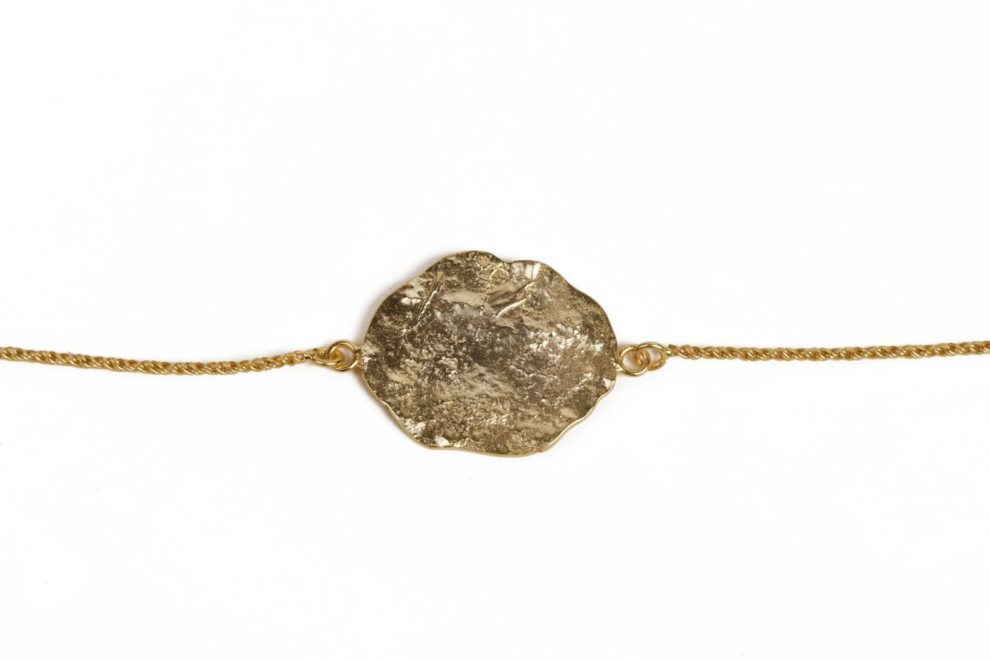 Authentic Hammered Gold Bracelet - Stilskii