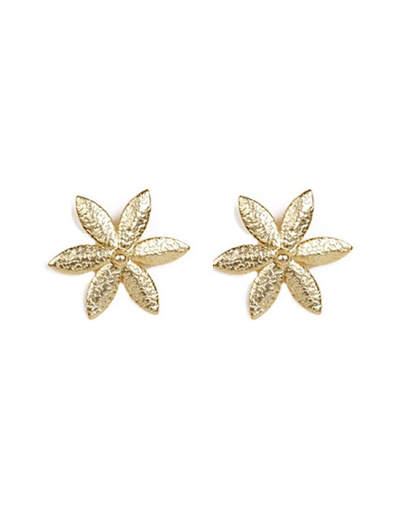 Beautiful Floral Studs Gold Earrings - Stilskii