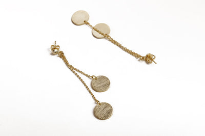 Elegant Chain Drop Gold Plated Earrings - Stilskii