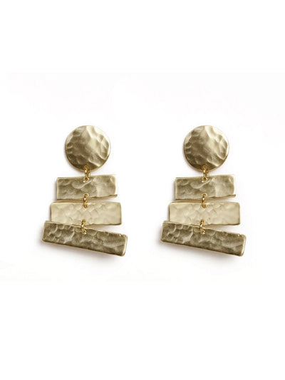 Elegant Statement Gold Earrings - Stilskii