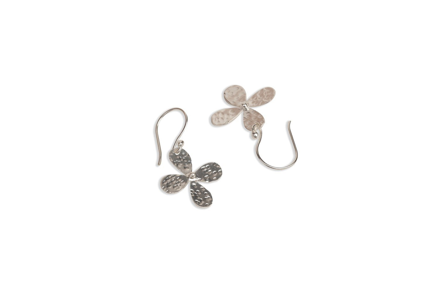 Fantastic Flower Hoop Silver Earrings - Stilskii