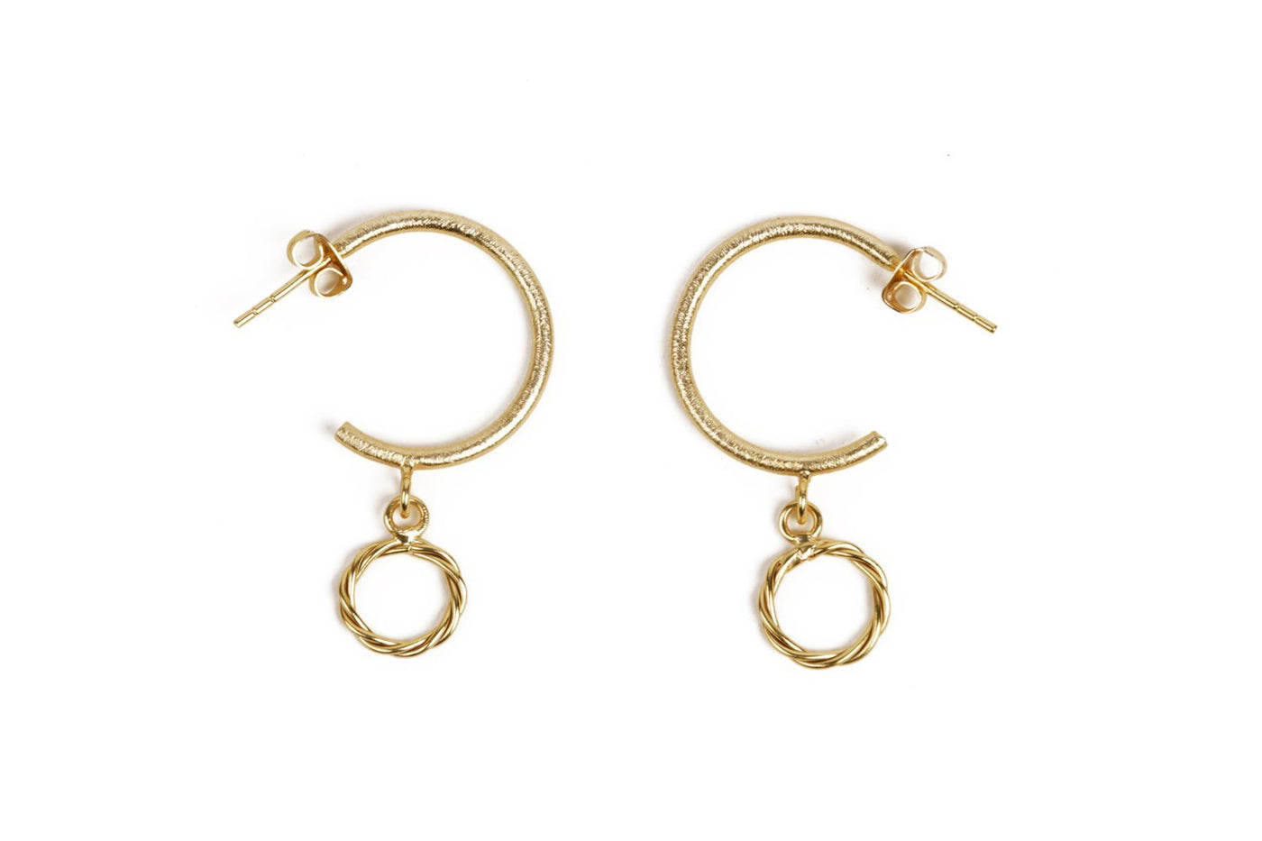 Majestic Drop Gold Earrings - Stilskii