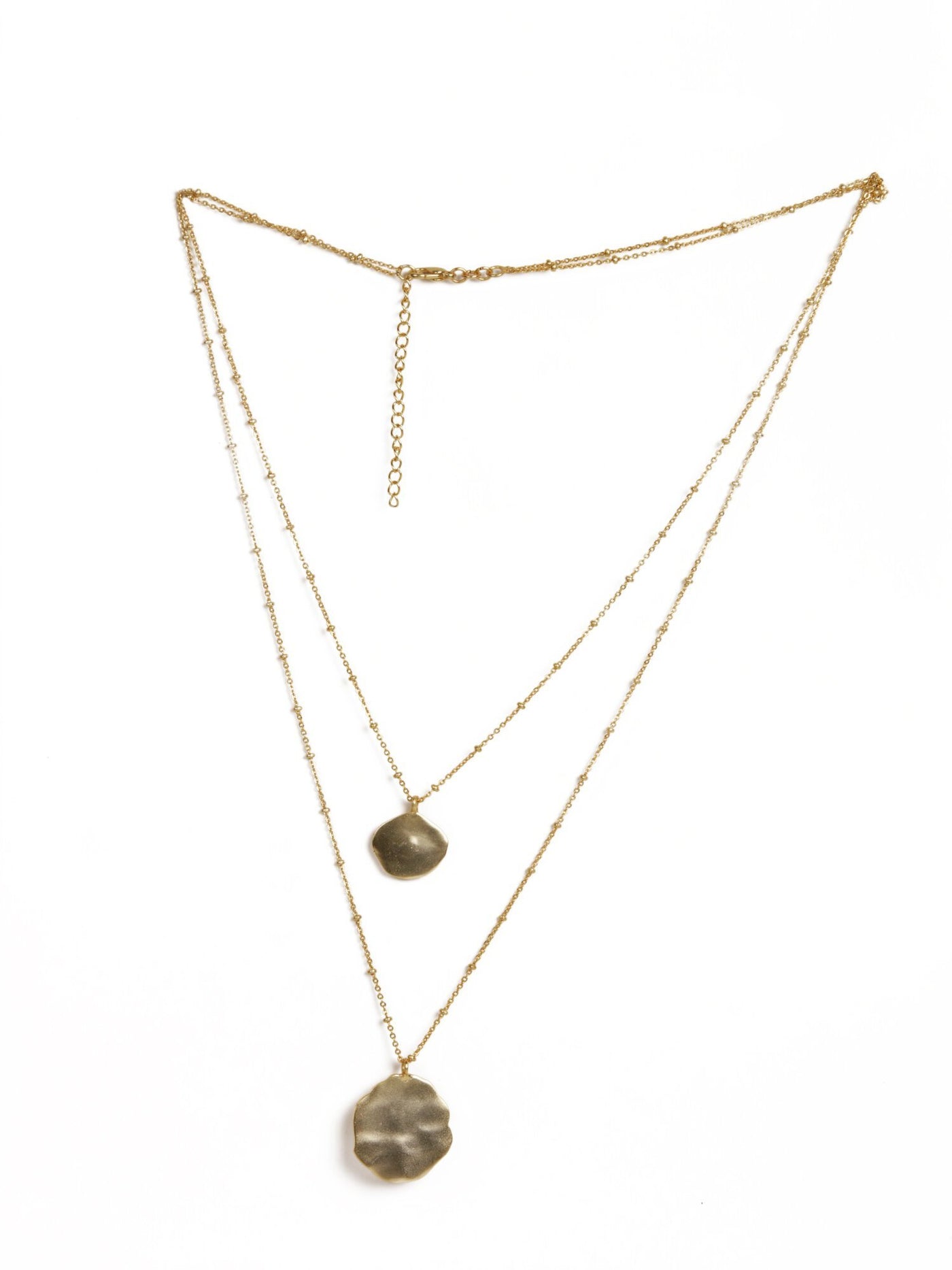 Scintillating Layered Gold Necklace - Stilskii