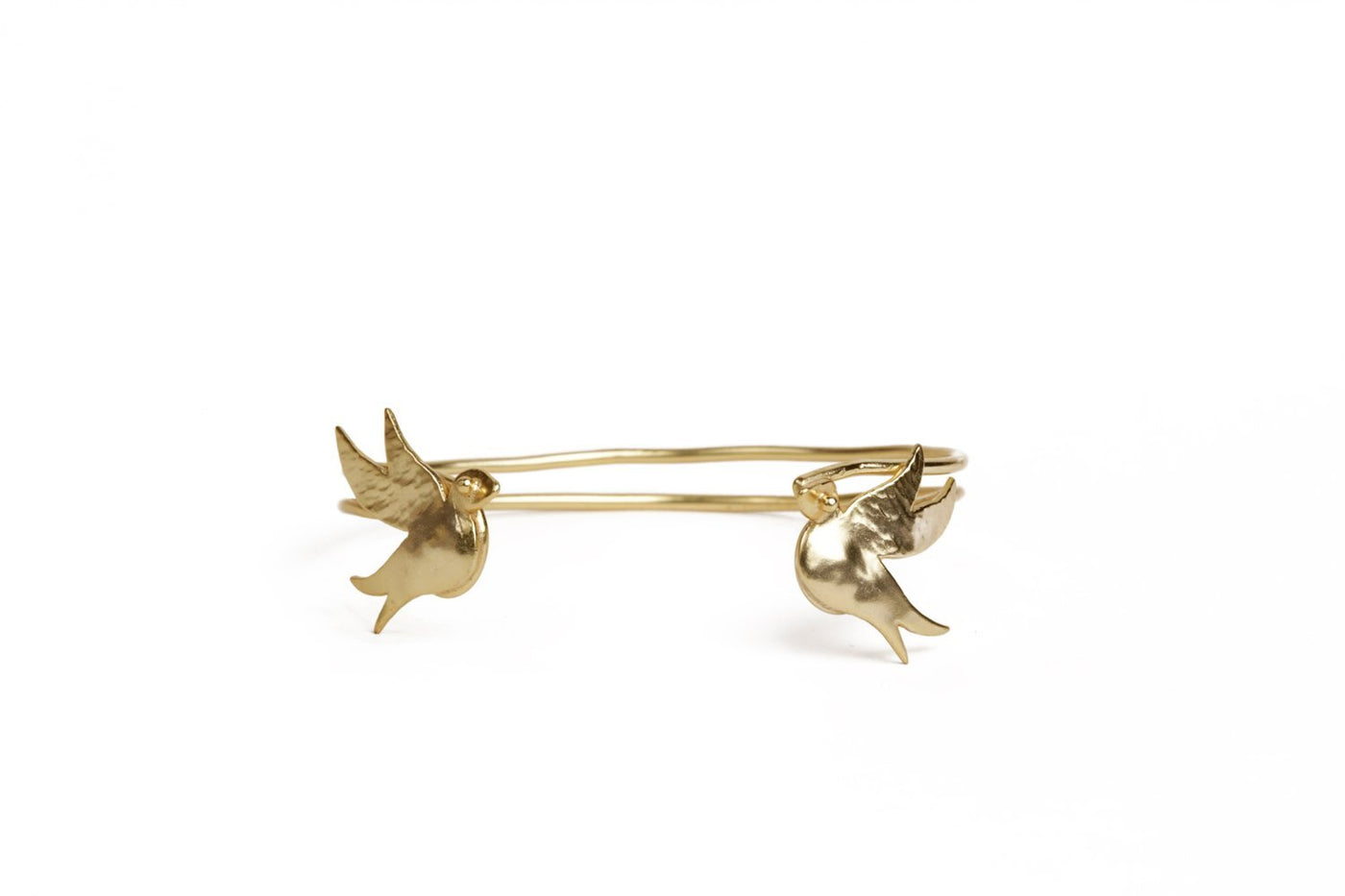 Sleek Birdie Gold Cuff Bracelet - Stilskii