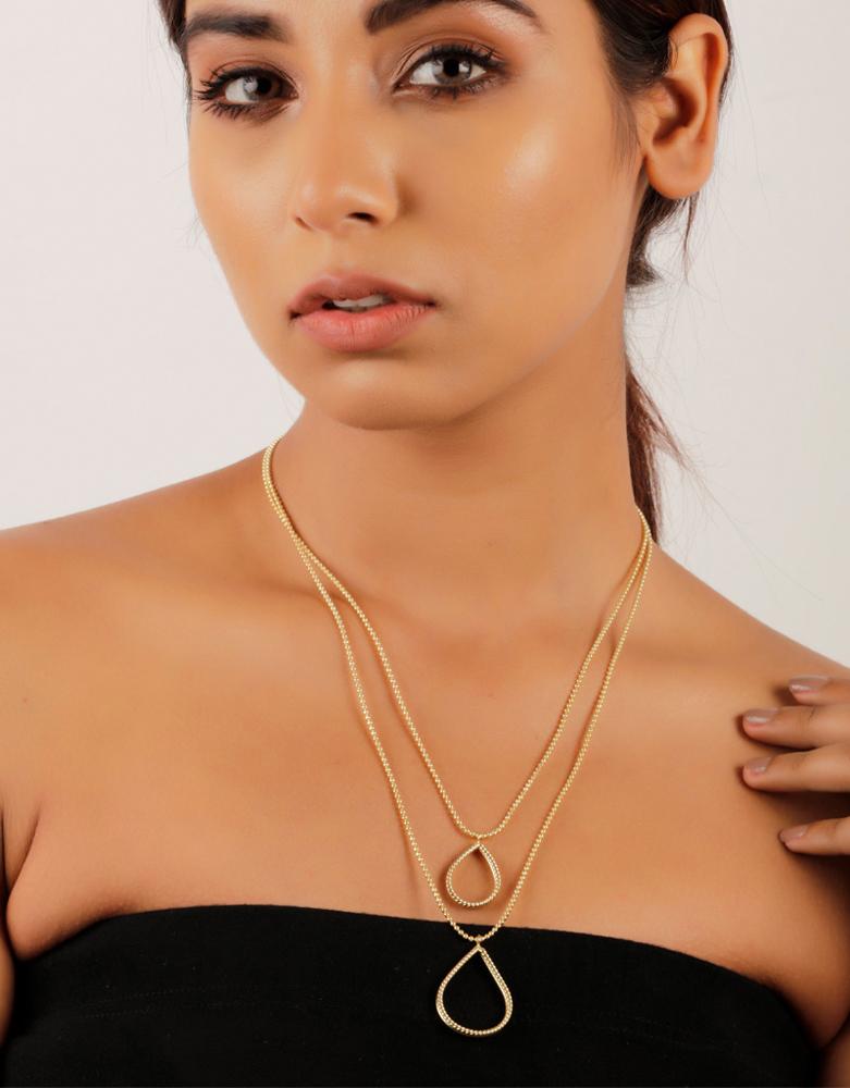 Sleek Layered Gold Necklace - Stilskii